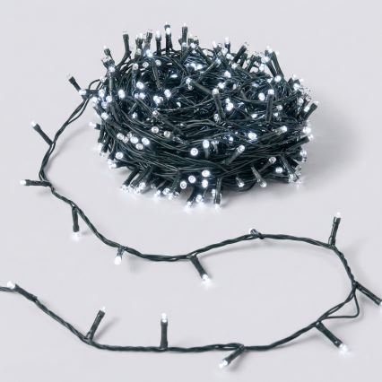 Aigostar - LED Außen-Weihnachtslichterkette 200xLED/8 Funktionen 13m IP44 kaltweiß