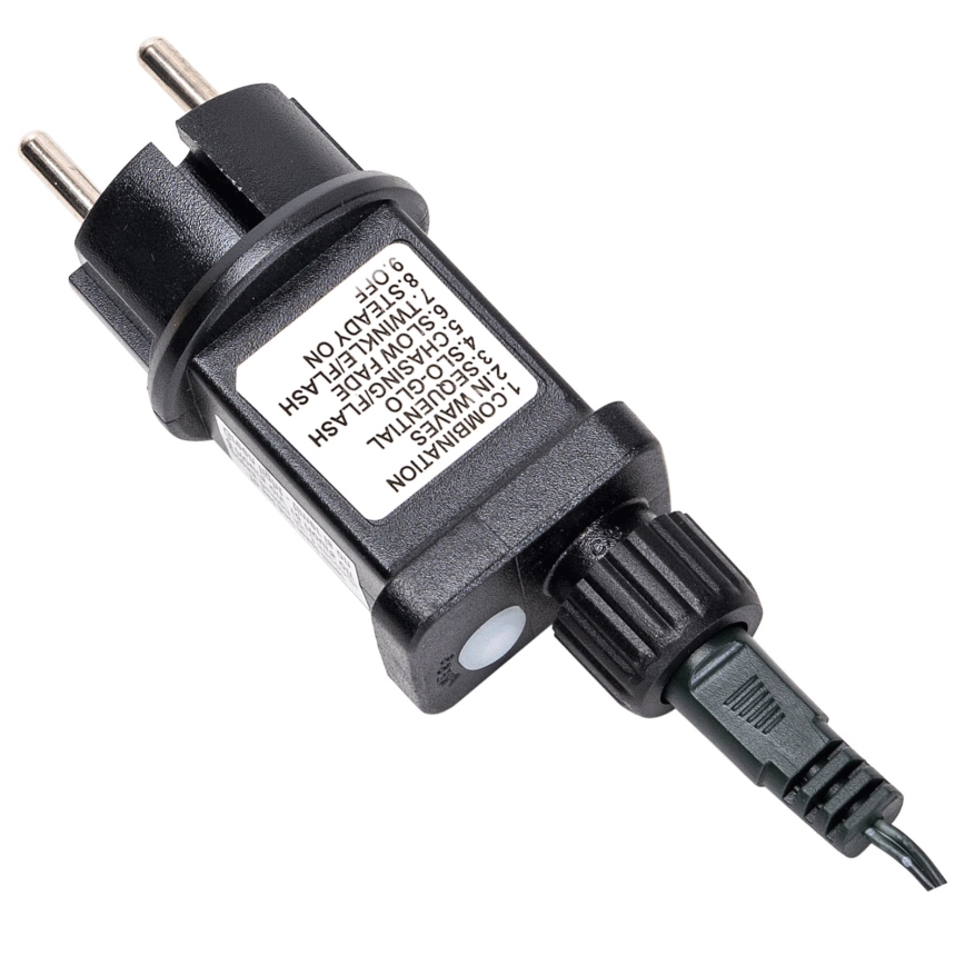 Aigostar - LED-Außen-Lichterkette 2500xLED/8 Funktionen, 53 m, IP44, warmweiß