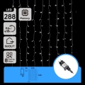 Aigostar - LED-Außen-Lichterkette 288 LEDs/8 Funktionen 1,5x1,8m IP44 kaltweiß