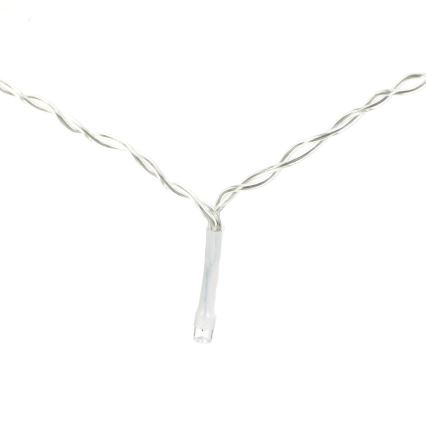 Aigostar-LED Außen-Weihnachtslichterkette 300xLED/8 Funktionen 3xAA 6x2m IP44 kaltweiß