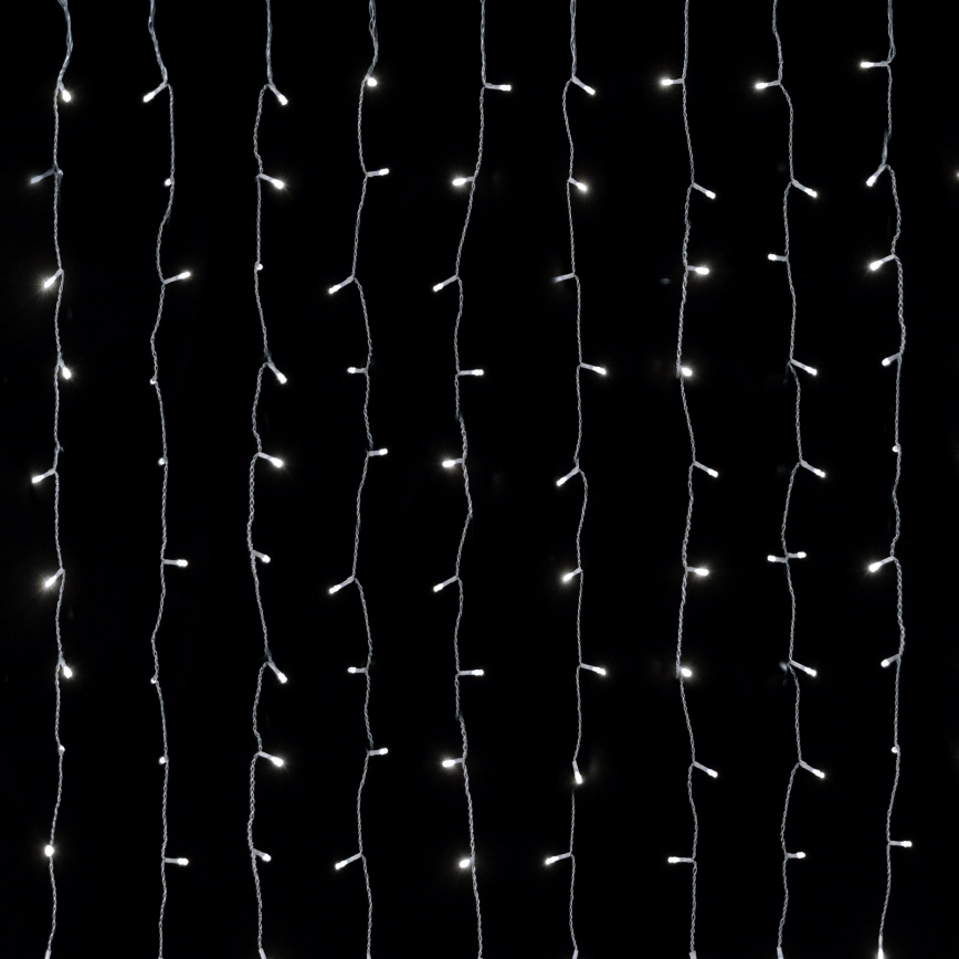 Aigostar - LED-Außen-Lichterkette 558 LEDs, 3×1,8 m, IP44, kaltweiß