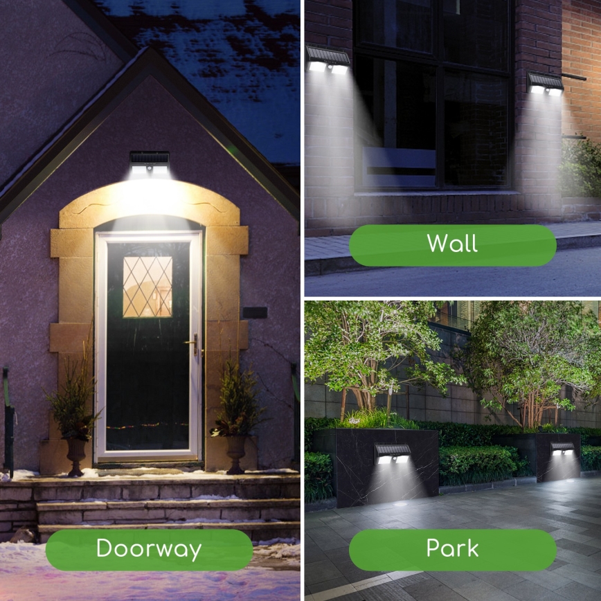 Aigostar - LED Außen-Solarleuchte mit Sensor LED/2,29W/5,5V IP65