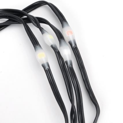 Aigostar - LED-Außen-Weihnachtslichterkette 100xLED/8 Funktionen 3xAA 10,3m IP44 mehrfarbig