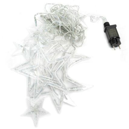 Aigostar - LED-Lichterkette für den Außenbereich 120 LEDs/6 W/230 V/8 Funktionen 3×0,6 m IP44 kaltweiß + Fernbedienung