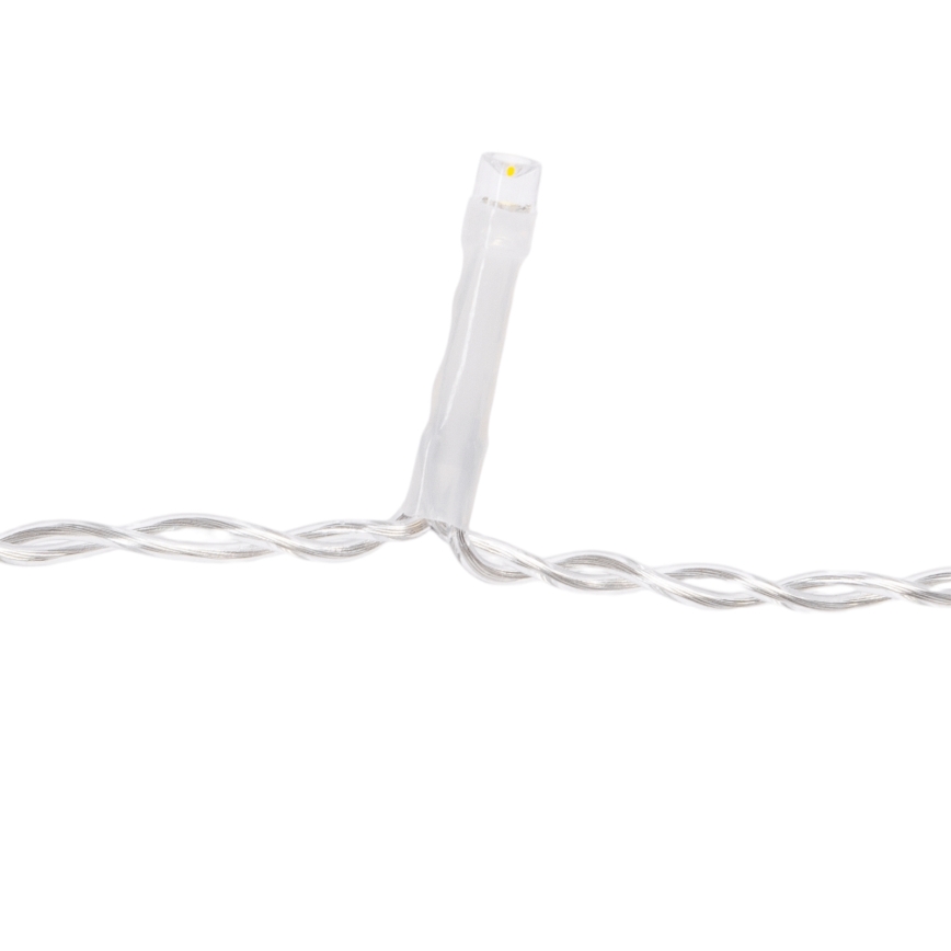 Aigostar - LED-Außen-Weihnachtslichterkette 192xLED/8 Funktionen 4,5x1,2m IP44 kaltweiß