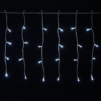 Aigostar - LED-Außen-Weihnachtslichterkette 200xLED/3,6W/230V/8 Funktionen 10x0,4m IP44 kaltweiß