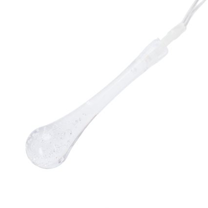 Aigostar - LED Außen-Weihnachtslichterkette 25xLED/8 Funktionen 3xAA 2,5 m IP44 warmweiß Tropfen