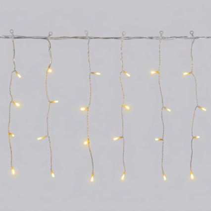 Aigostar - LED-Außen-Weihnachts-Lichterkette 400xLED/8 Funktionen 23x0,4m IP44 warmweiß
