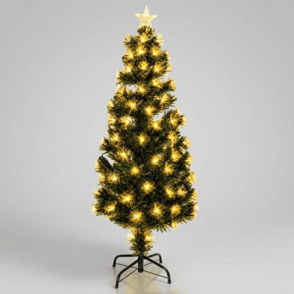 Aigostar - LED-Außen-Weihnachtsbaum, 165 LEDs, 8 Funktionen, 1,5 m, IP44, warmweiß