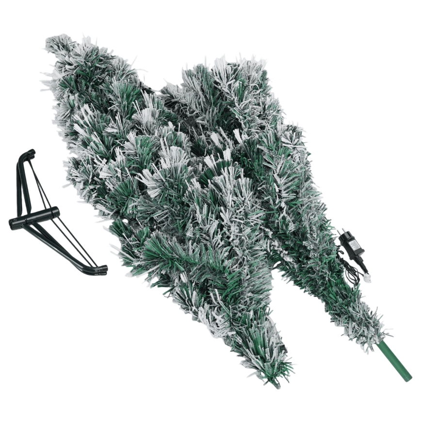 Aigostar - LED-Außen-Weihnachtsbaum 245 LEDs/8 Funktionen 2,1 m IP44 kaltweiß