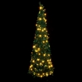 Aigostar - LED-Außen-Weihnachtsbaum 80 LEDs 1,2 m IP44 grün warmweiß