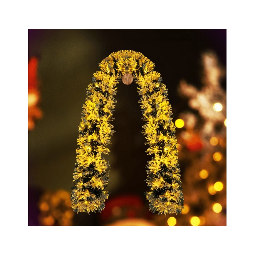 Aigostar - LED-Außen-Weihnachtsbeleuchtung 112xLED/3,6W/230V 2m IP44 warmweiß
