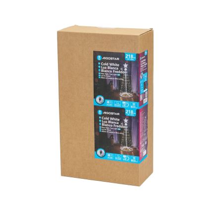 Aigostar - LED Außen-Weihnachtsdekoration LED/3,6W/230V 150 cm IP44 kaltweiß