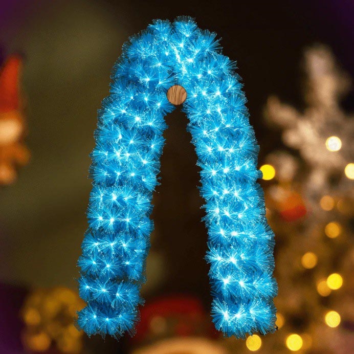 Aigostar - LED Außen-Weihnachtsdekoration 112xLED/3,6W/230V 2m IP44 blau