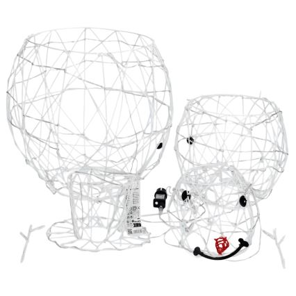 Aigostar - LED-Außen-Weihnachtsdekoration 3,6W/31/230V 6500K 120cm IP44 Schneemann