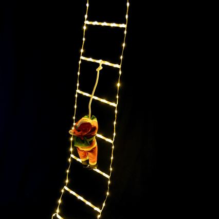 Aigostar - LED-Außen-Weihnachtsbeleuchtung 304xLED/8 Funktionen, 3 m, IP44, warmweiß