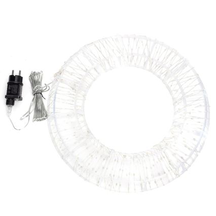 Aigostar - LED Außen-Weihnachtsdekoration 540 LEDs/6W/230V IP44 warmweiß 45 cm Ring
