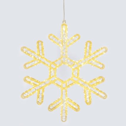 Aigostar - LED Weihnachtsdekoration für den Außenbereich 540xLED/6W/230V 43 cm IP44 warmweiße Schneeflocke