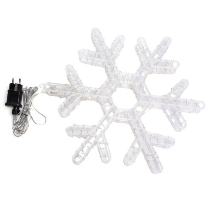 Aigostar - LED Weihnachtsdekoration für den Außenbereich 540xLED/6W/230V 43 cm IP44 warmweiße Schneeflocke