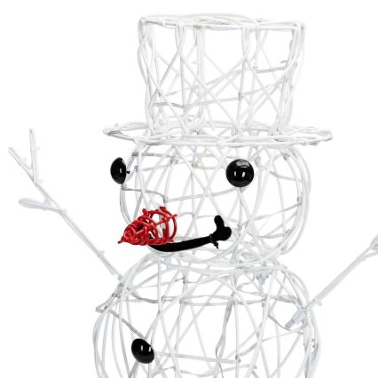 Aigostar-LED Außen-Weihnachtsdekoration LED/3,6W/31/230V 6500K 90cm IP44 Schneemann