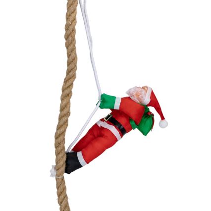 Aigostar - LED-Außen-Weihnachtsdekoration LED/4xAA IP44 Weihnachtsmann mit Fallschirm