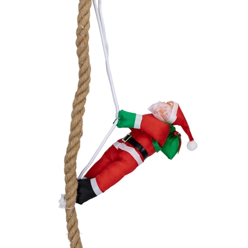 Aigostar - LED-Außen-Weihnachtsdekoration LED/4xAA IP44 Weihnachtsmann mit Fallschirm