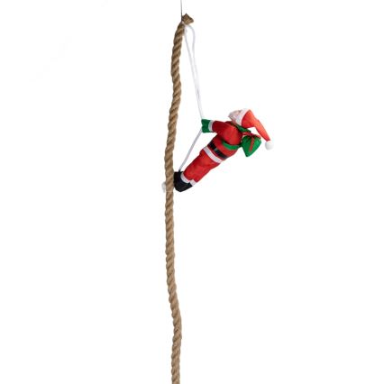 Aigostar - LED-Außen-Weihnachtsdekoration LED/4xAA IP44 Weihnachtsmann mit Fallschirm