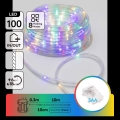 Aigostar - LED-Außen-Weihnachtslichterkette 100xLED/8 Funktionen 3xAA 10,3 m IP44 mehrfarbig