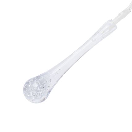 Aigostar - LED-Außen-Weihnachtskette 100xLED/8 Funktionen 3xAA 10 m IP44 warmweiß Tropfen