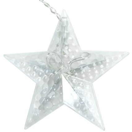 Aigostar - LED Außen-Weihnachtslichterkette 120xLED/6W/230V/8 Funktionen 3x0,6m IP44 kaltweiß + Fernbedienung