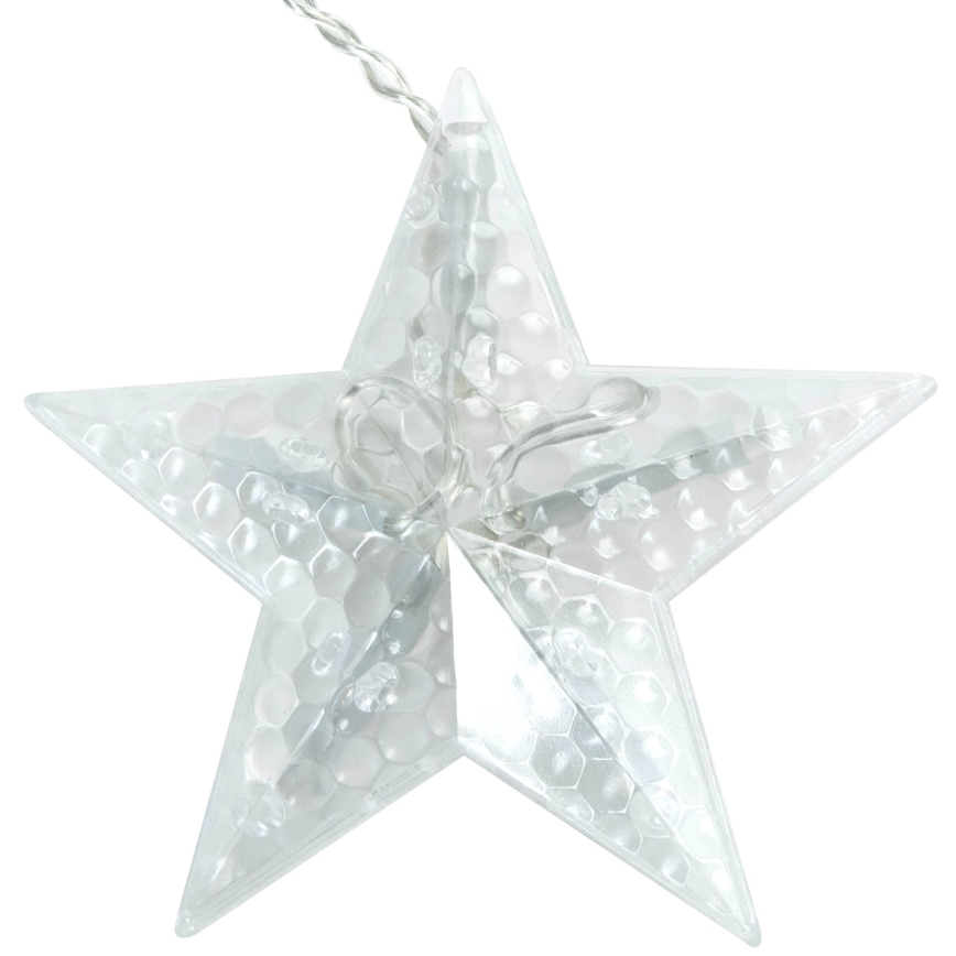 Aigostar - LED Außen-Weihnachtslichterkette 120xLED/6W/230V/8 Funktionen 3x0,6m IP44 kaltweiß + Fernbedienung