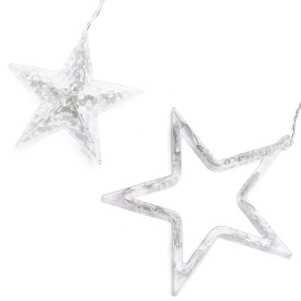 Aigostar - LED-Außen-Weihnachtslichterkette 120xLED/8 Funktionen 3x0,6 m IP44 warmweiß + Fernbedienung