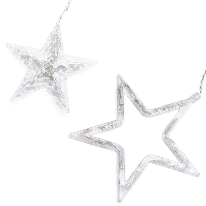 Aigostar - LED-Außen-Weihnachtslichterkette 120xLED/8 Funktionen 3x0,6 m IP44 warmweiß + Fernbedienung