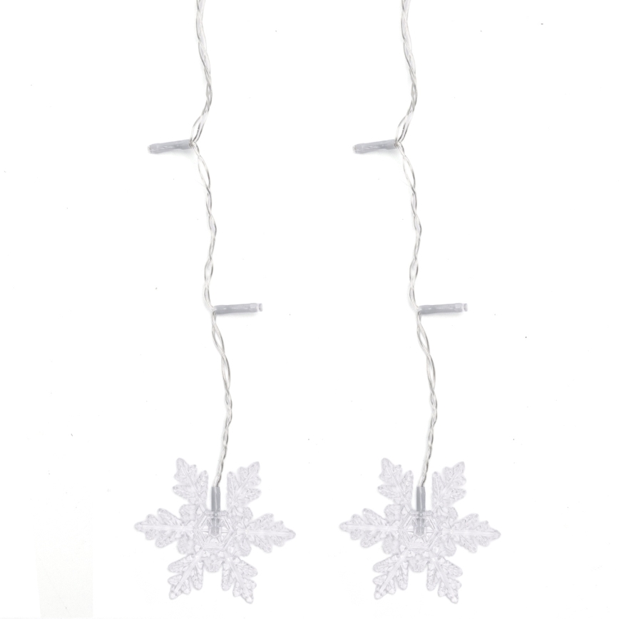 Aigostar - LED-Außen-Weihnachtslichterkette, 120 LEDs / 8 Funktionen, 3 x 0,7 m, IP44, warmweiß, mit Fernbedienung