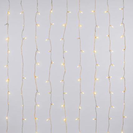 Aigostar - LED-Außen-Weihnachtslichterkette 120xLED/8 Funktionen 3,9x1,2m IP44 Warmweiß