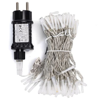 Aigostar - LED-Außen-Weihnachtslichterkette 120xLED/8 Funktionen 3,9x1,2m IP44 Warmweiß