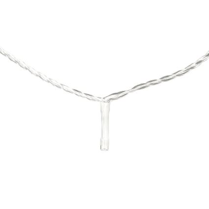 Aigostar - LED-Außen-Weihnachtslichterkette 150 LEDs / 8 Funktionen, 18 m, IP44, kaltweiß