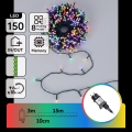 Aigostar - LED-Außen-Weihnachtslichterkette, 150 LEDs, 8 Funktionen, 18 m, IP44, mehrfarbig