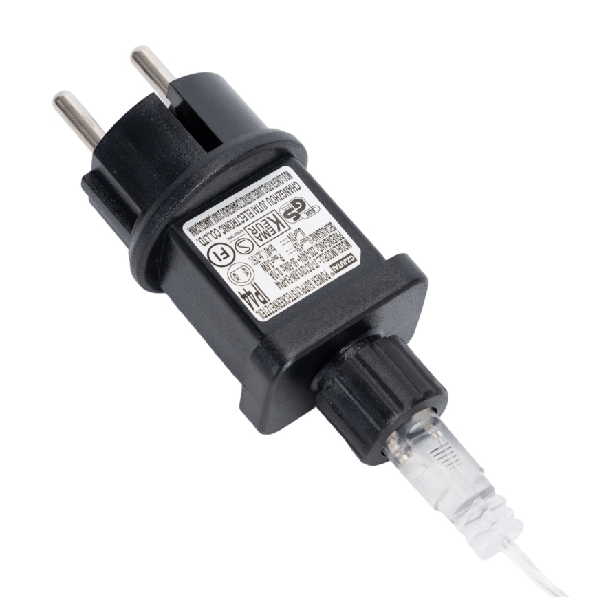 Aigostar - LED-Außen-Weihnachtslichterkette 160xLED+40xLED 13m IP44 warmweiß+kaltweiß