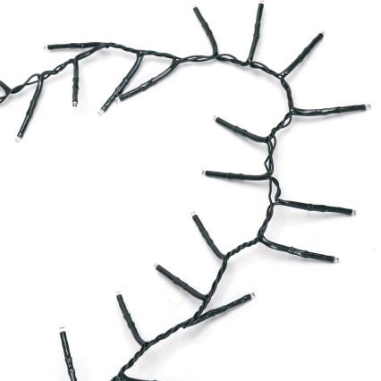 Aigostar - LED-Außen-Weihnachtslichterkette 200xLED/8 Funktionen 8m IP44 kaltweiß