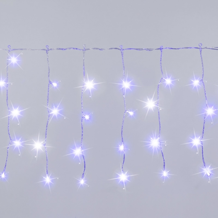 Aigostar - LED-Außen-Weihnachtslichterkette 200xLED 8x0,4m IP44 blau