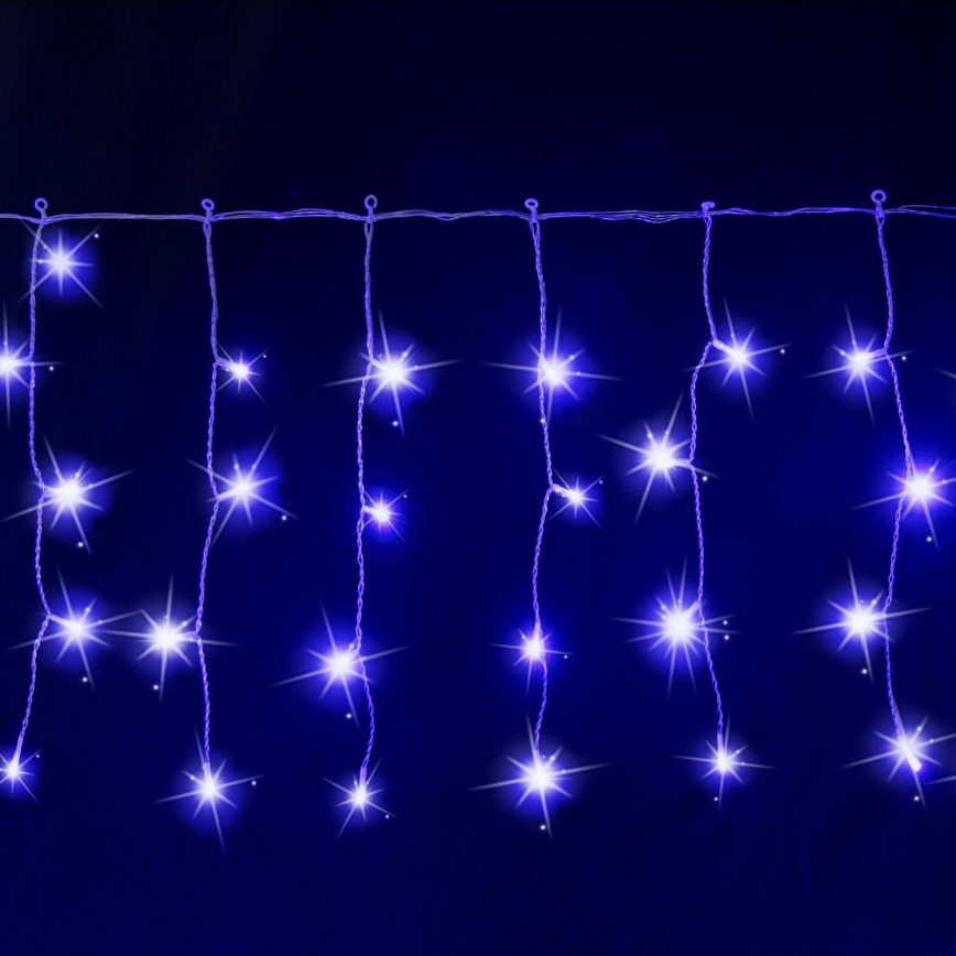 Aigostar - LED-Außen-Weihnachtslichterkette 200xLED 8x0,4m IP44 blau
