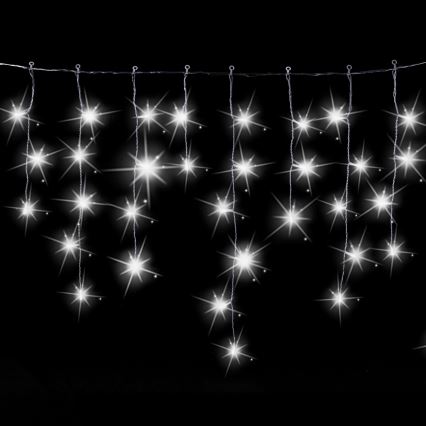 Aigostar - LED Außen-Weihnachtslichterkette 200xLED 8x0,6m IP44 kaltweiß