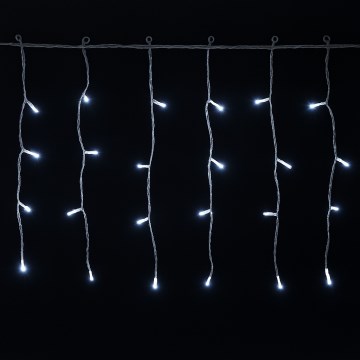 Aigostar - LED-Außen-Weihnachtslichterkette 300 LEDs/6W/230V/8 Funktionen 15x0,4m IP44 kaltweiß