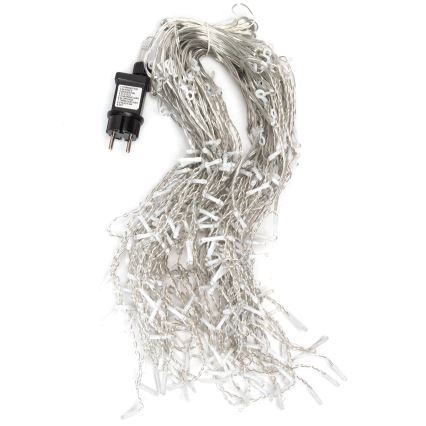 Aigostar - LED Außen-Weihnachtslichterkette 300xLED/8 Funktionen 15x0,4 m IP44 warmweiß