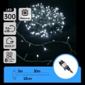 Aigostar - LED Außen-Weihnachtslichterkette 300xLED/8 Funktionen 30m IP44 kaltweiß