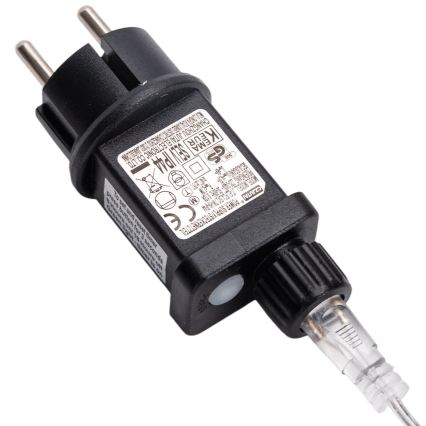 Aigostar - LED-Außen-Weihnachtslichterkette, 372×LED / 8 Funktionen, 6×1,2 m, IP44, mehrfarbig