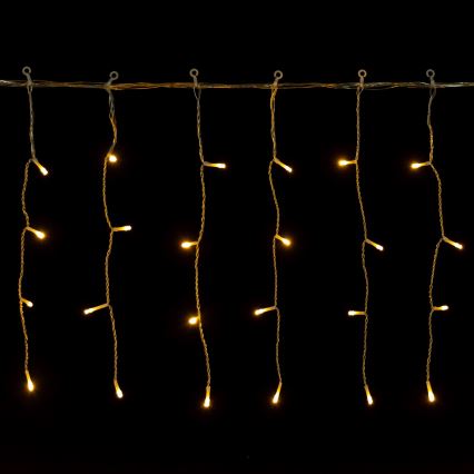 Aigostar - LED-Außen-Weihnachtslichterkette 400xLED/8 Funktionen 20x0,4m IP44 warmweiß