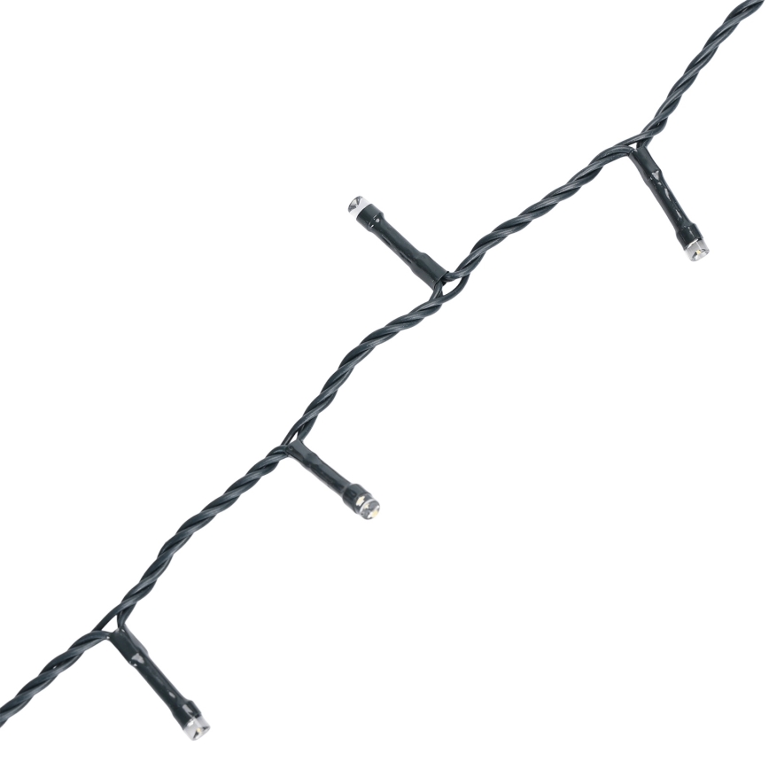 Aigostar - LED-Außen-Weihnachtslichterkette 500 LEDs/8 Funktionen 4xAA 25,3 m IP44 mehrfarbig