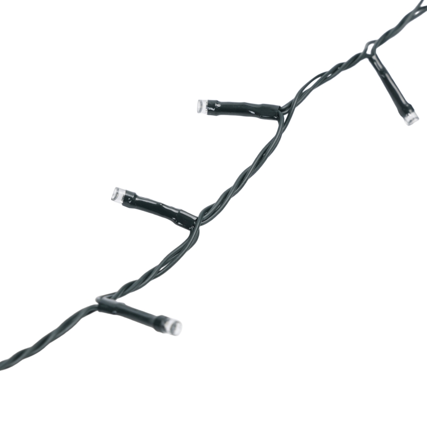 Aigostar - LED-Außen-Weihnachtslichterkette, 500 LEDs, 8 Funktionen, 50 m, IP44, warmweiß